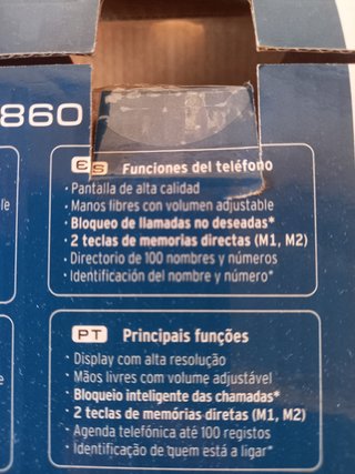 Telefono cordless Alcatel nero (Urge)