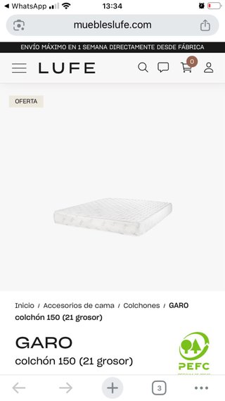 Colchón y somier