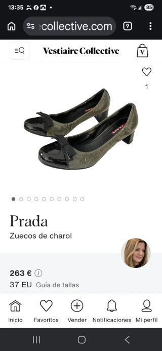 Prada Zapatos Talla 37.5
