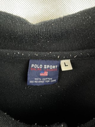 Polo Sport Ralph Lauren Negro Clásico