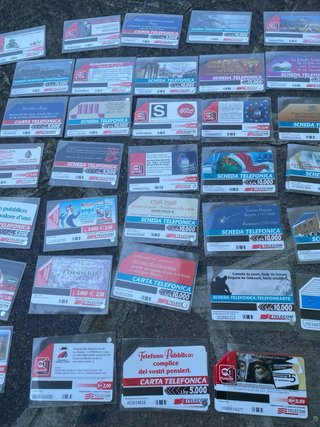 Collezione tessere telefoniche