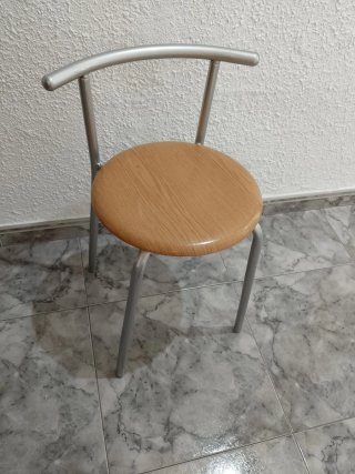 Mesa de cocina plegable madera y metal