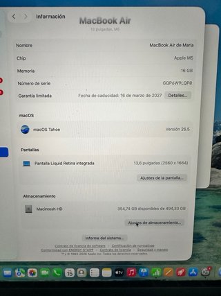 MacBook Air Plata Apple
