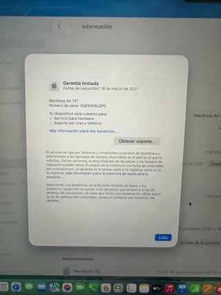 MacBook Air Plata Apple