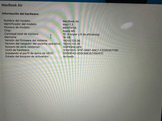MacBook Air Plata Apple