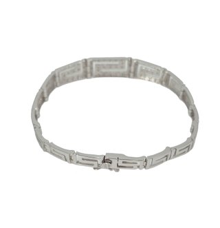 049-05-00356 Pulsera Oro Blanco 18K con Diamantes
