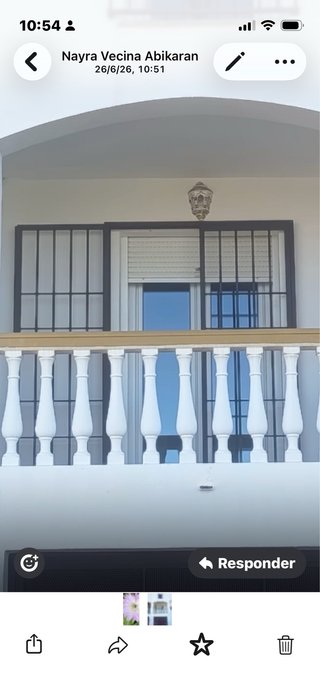 Reja para ventana balconera
