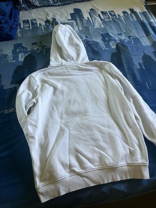 Sudadera 4F Blanca con Capucha Talla L
