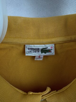 Polo Chemise Lacoste - Amarillo Mostaza Vintage