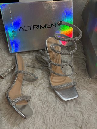 Sandalias ALTRIMENTI Plata con pedrería