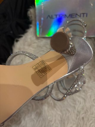 Sandalias ALTRIMENTI Plata con pedrería