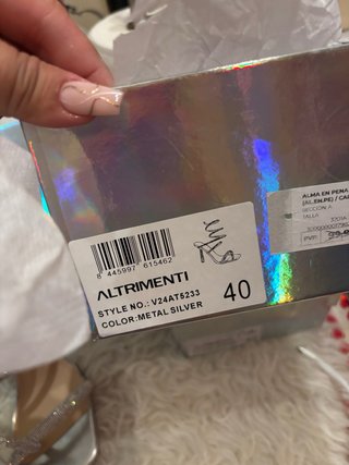 Sandalias ALTRIMENTI Plata con pedrería