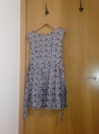Vestido nuevo Closet flores azules
