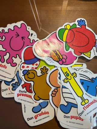 Pegatinas Don Doña Roger Hargreaves