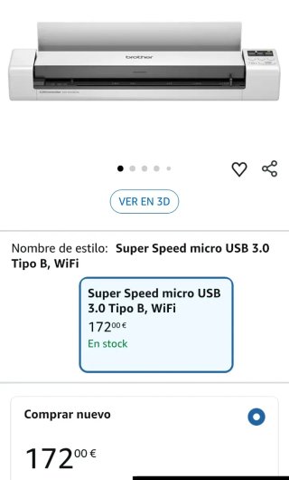 Brother DS940DW. Scanner portatile per documenti A4