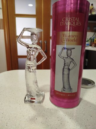 Figura Cristal D'Arques Mujer Africa
