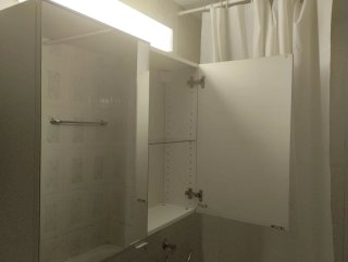 Armario baño 2 puertas espejo