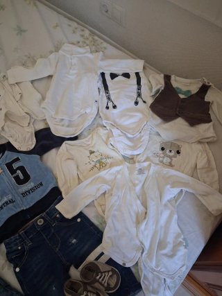Lote Ropa Bebé Niño Talla 0-6 M y otras de 6-9 Mes