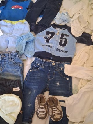 Lote Ropa Bebé Niño Talla 0-6 M y otras de 6-9 Mes