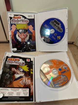 Set 4 Giochi Nintendo Wii Naruto