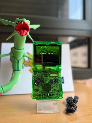 GameBoyAdvanceSP Edición Rayquaza Translucida IPS5