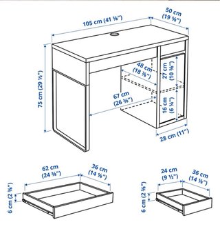 Escritorio IKEA Micke Blanco
