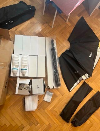 Kit Iluminación Profesional Amzdeal (2 Softbox)