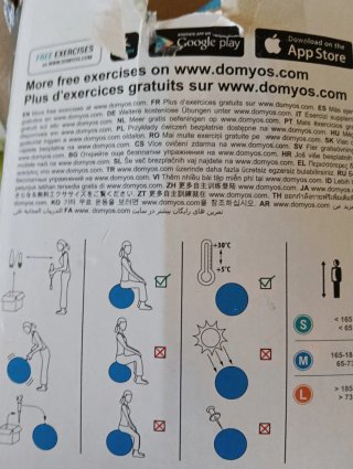 Pelota Pilates Domyos Azul