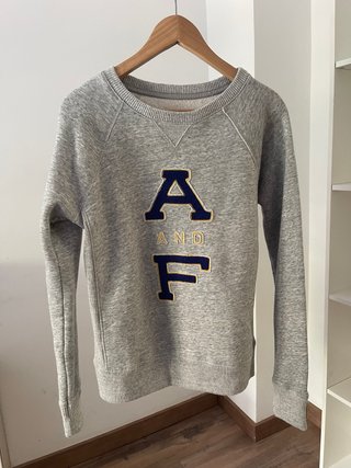 Jersey Abercrombie & Fitch A&F Gris