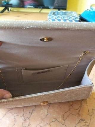 Bolso y zapatos de fiesta a juego