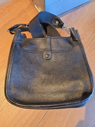 Bolso Hermes Negro Piel Granulada