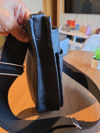 Bolso Hermes Negro Piel Granulada
