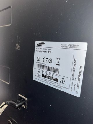 Televisor Samsung Negro 46”