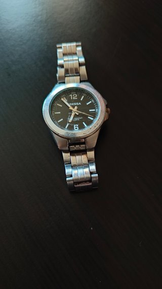 Reloj Tressa Inox Negro y Plateado