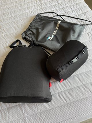 Cojín Lumbar y Almohada Coche Travel Ease