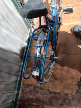 Bicicleta BH plegable azul