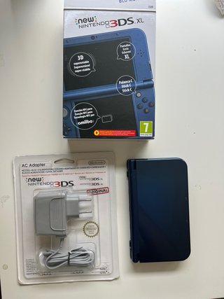 Nintendo 3DS XL + Caja + Cargador