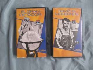 Lote VHS: Hermanos Marx, Charlot, Marilyn