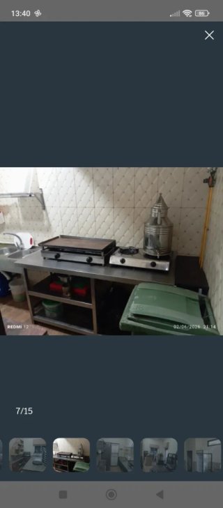 vendo por cierre cosas de cafeteria o alquilo