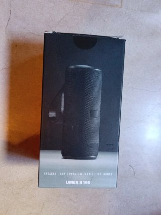Altavoz UMEK Bluetooth 10W Negro/Morado