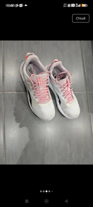 Reebok Nano Flex Scarpe Donna Rosa Bianco