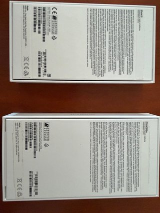 Pack iPhone 13 azul + iPhone 14 Plus Violeta