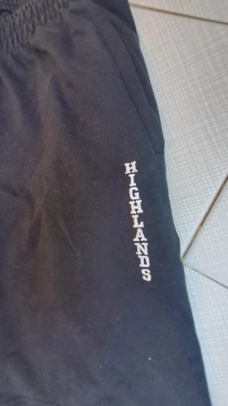 Pantalones cortos negros con logo