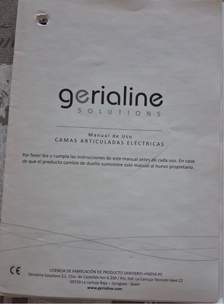 Cama Gerialine Articulada + Colchón Antiescaras