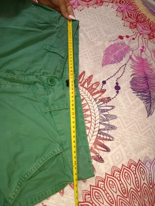 Pantalones cortos hombre verdes