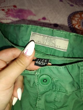 Pantalones cortos hombre verdes