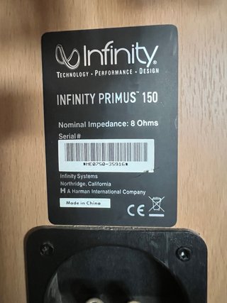 Infinity Primus 150 Hi-Fi Monitores