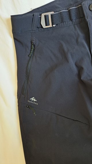 Pantalón Trekking Quechua Negro Talla 38