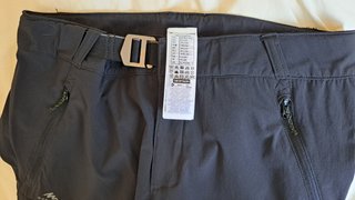 Pantalón Trekking Quechua Negro Talla 38