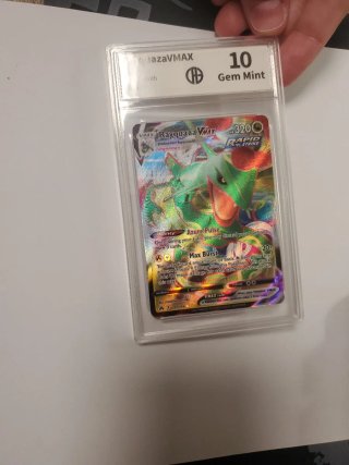 Carta Pokémon Rayquaza VMAX 101/159 Gem Mint 10